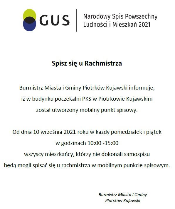 Narodowy Spis Powszechny 2021